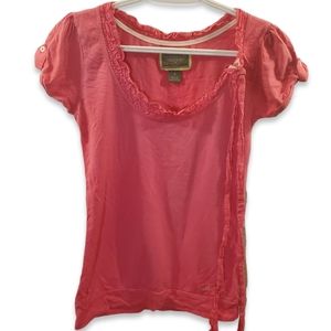 US Polo Association women's pink top size small